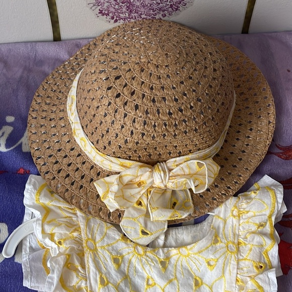 Yellow Floral Kids Dress - Picture 4 of 7